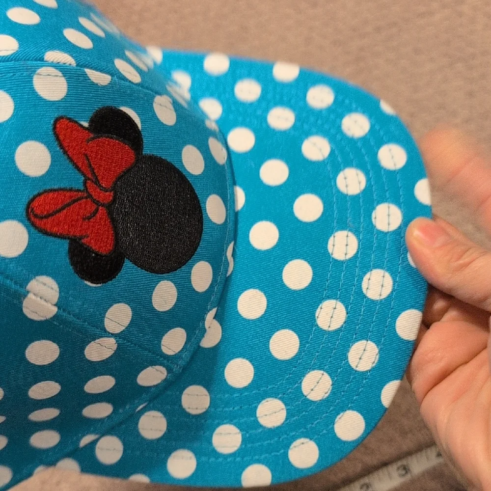 Polka Dot Minnie Mouse Cap with Ears NWOT